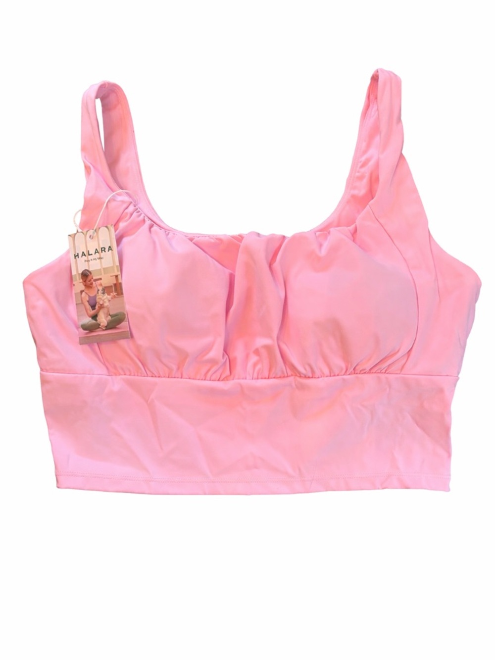HALARA Light Pink Longline Sports Bra